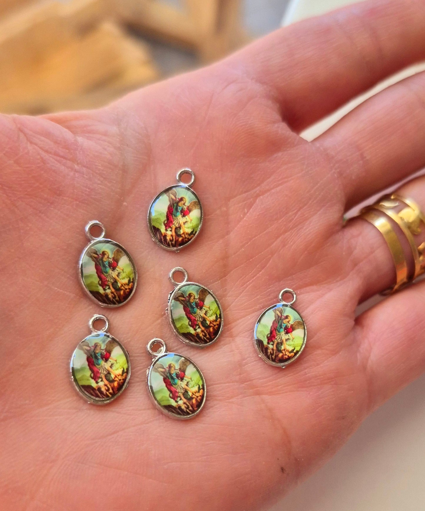 Arcángel Miguel resina - Peltre