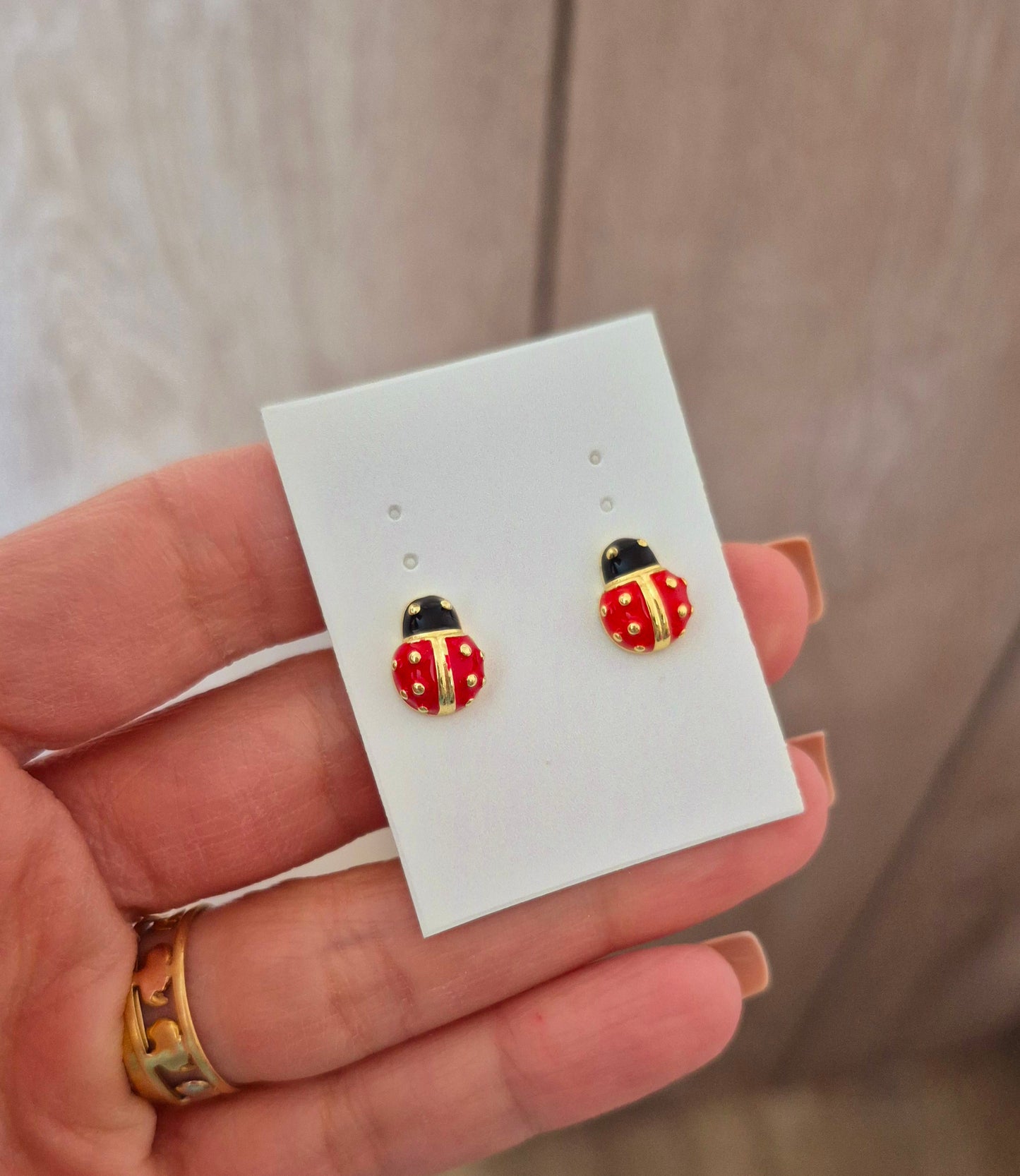 Aros mariquita/chinita