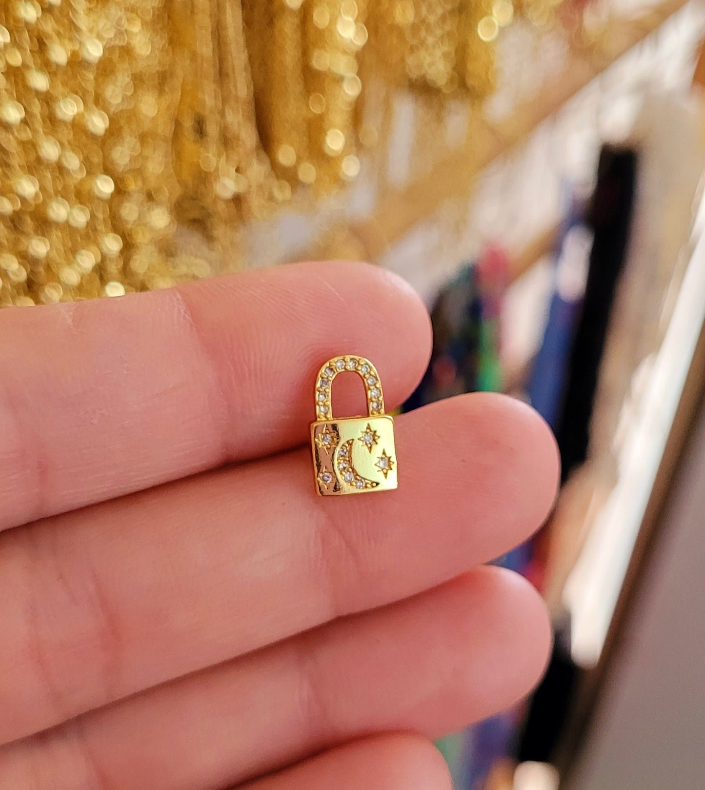 Candado brillitos