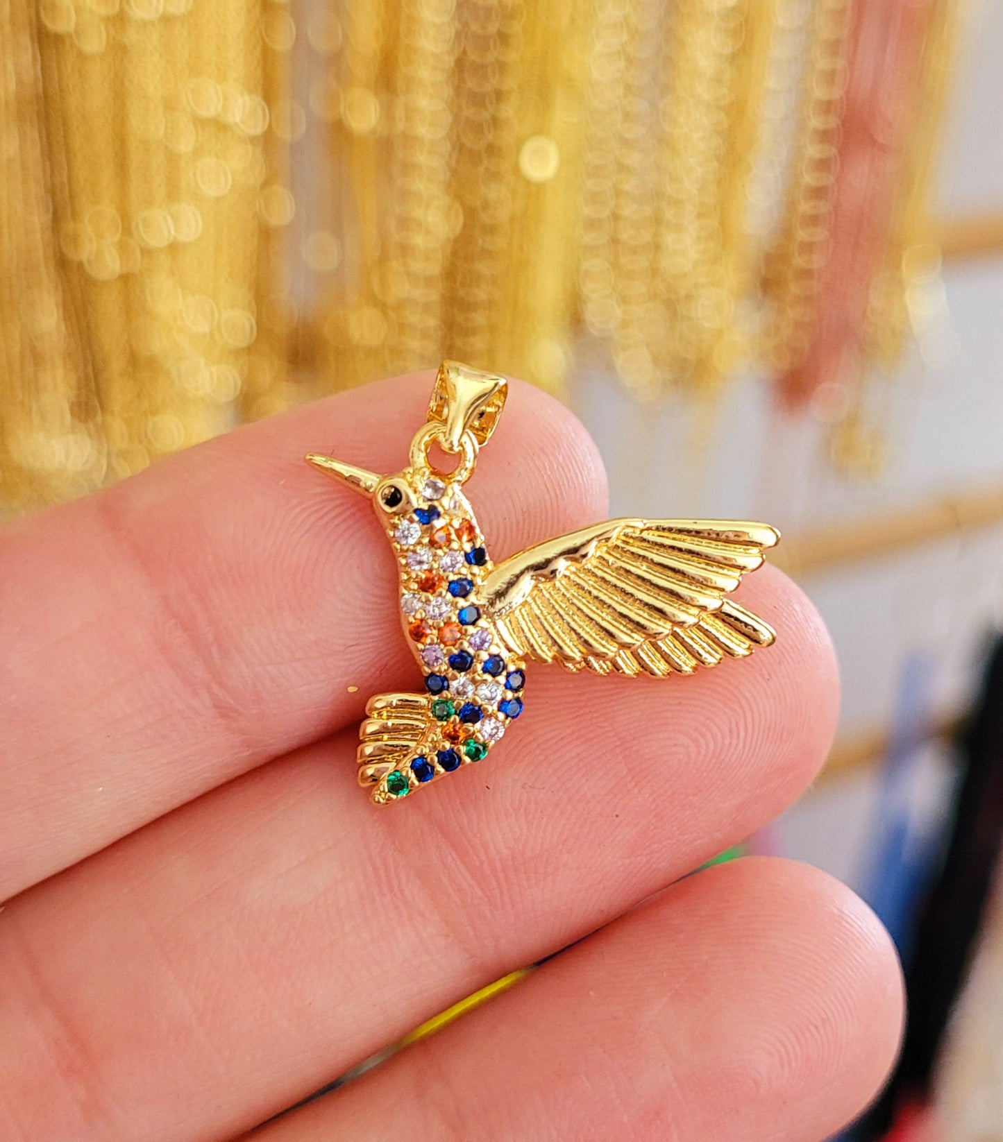 Colibrí colores grande