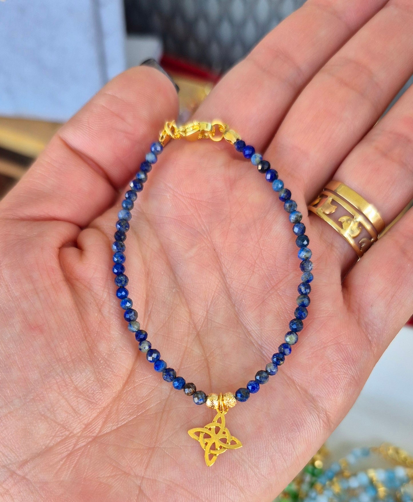 Pulsera Lapislazuli nudo de bruja