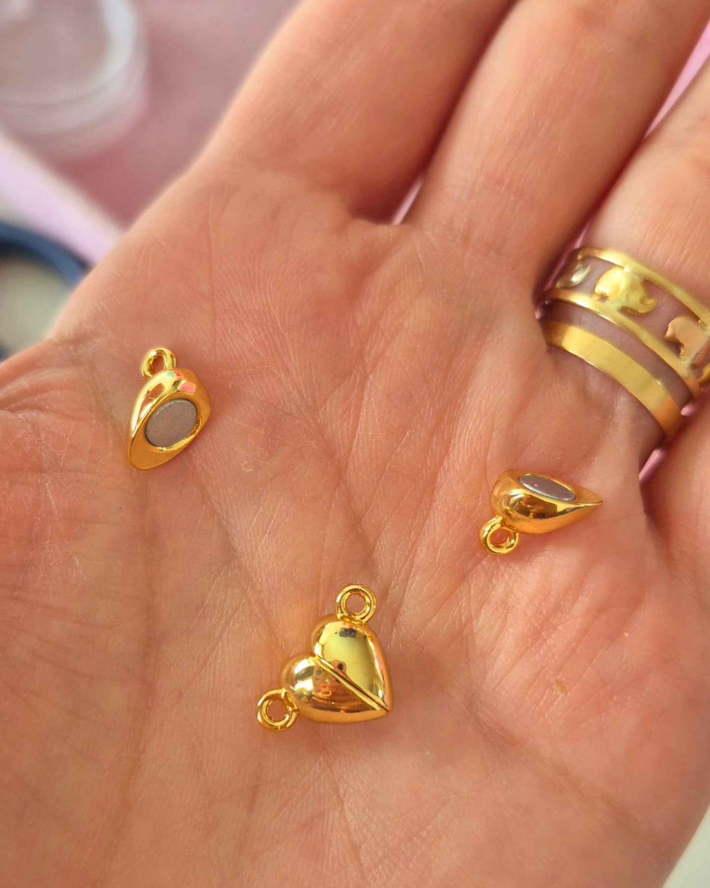 Broche imantado de corazón