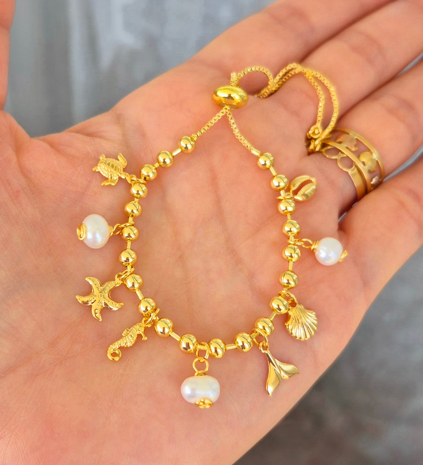 Pulsera destellos marinos