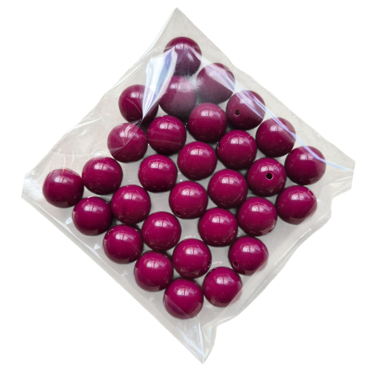 Bolas chicle 14mm Vino tinto - (30 unidades)