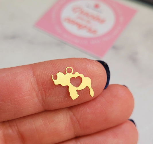 Mini mapa Venezuela Corazón