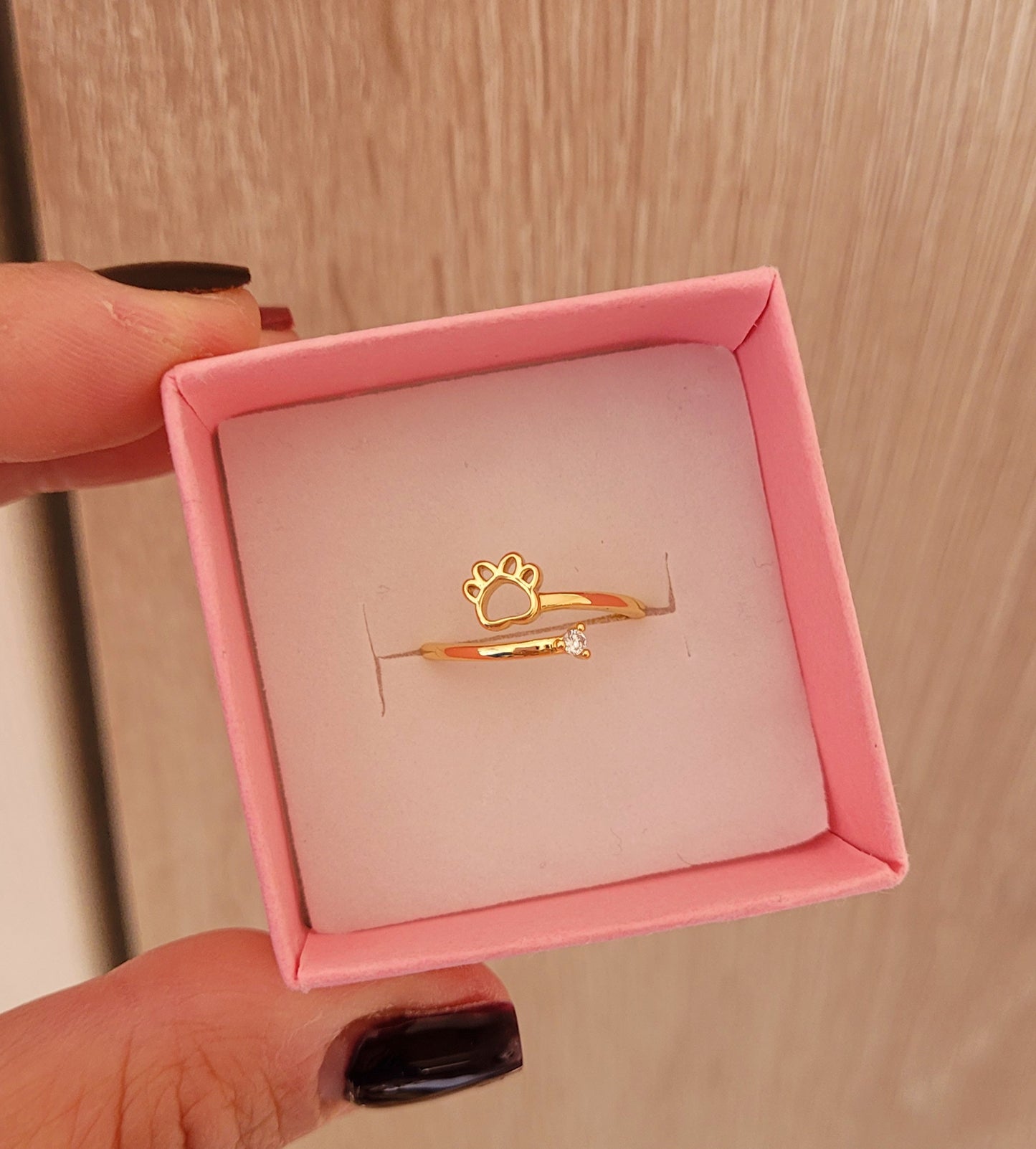 Anillo huellita