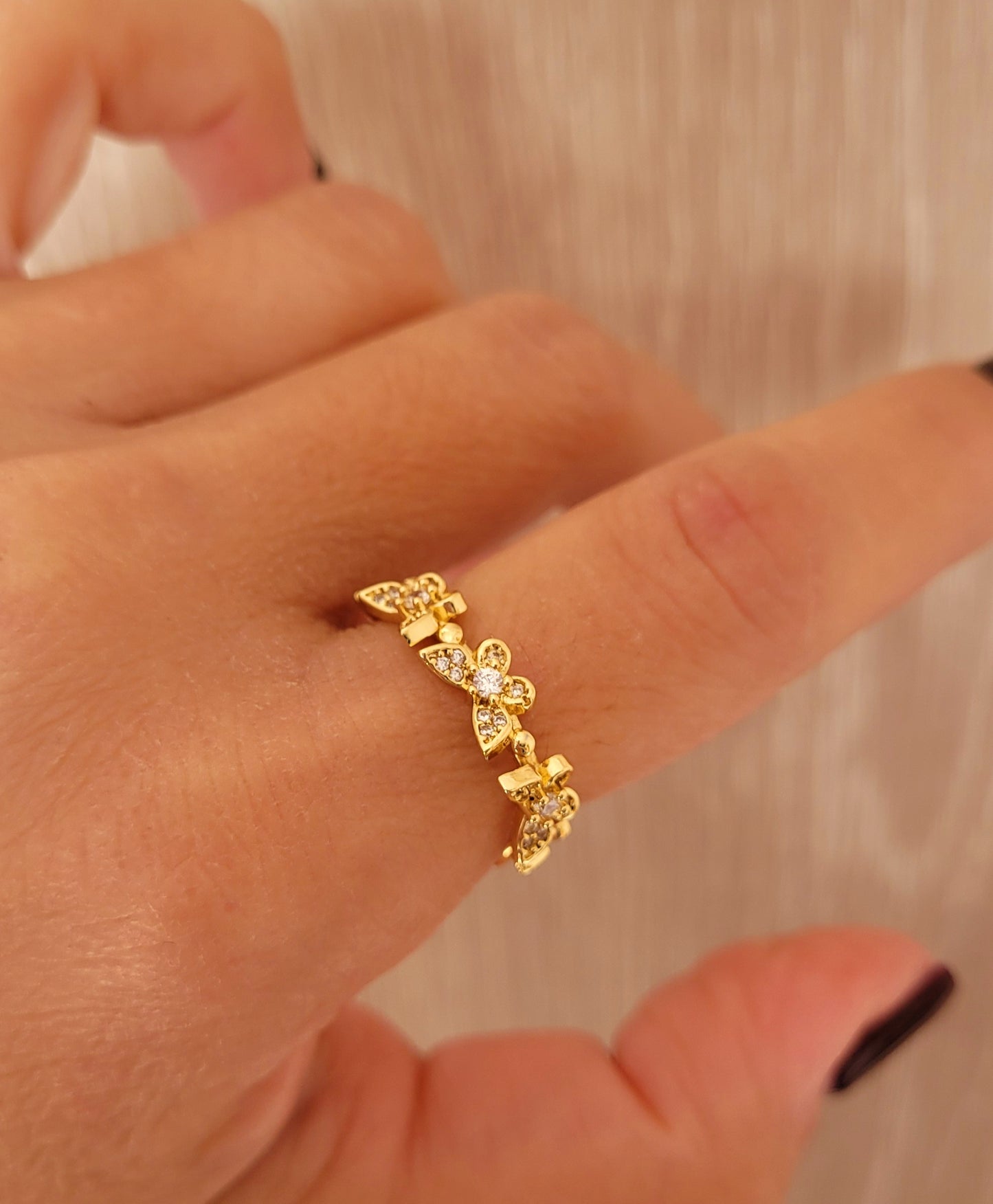 Anillo 7 mariposas