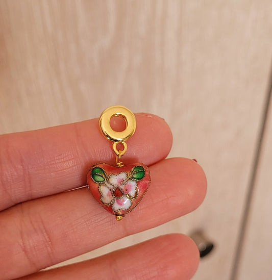 Charm corazón vintage