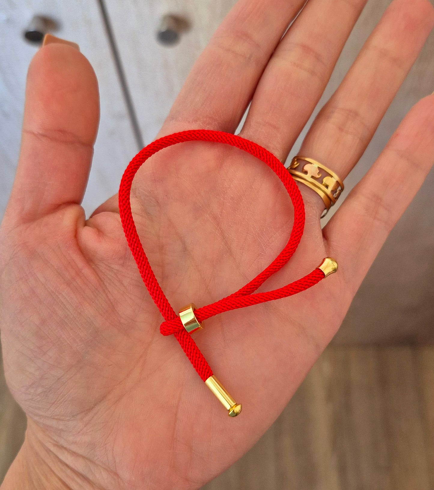 Pulsera cordón rojo