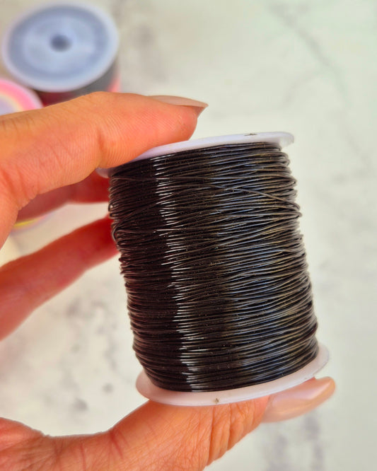 Elástico redondo negro