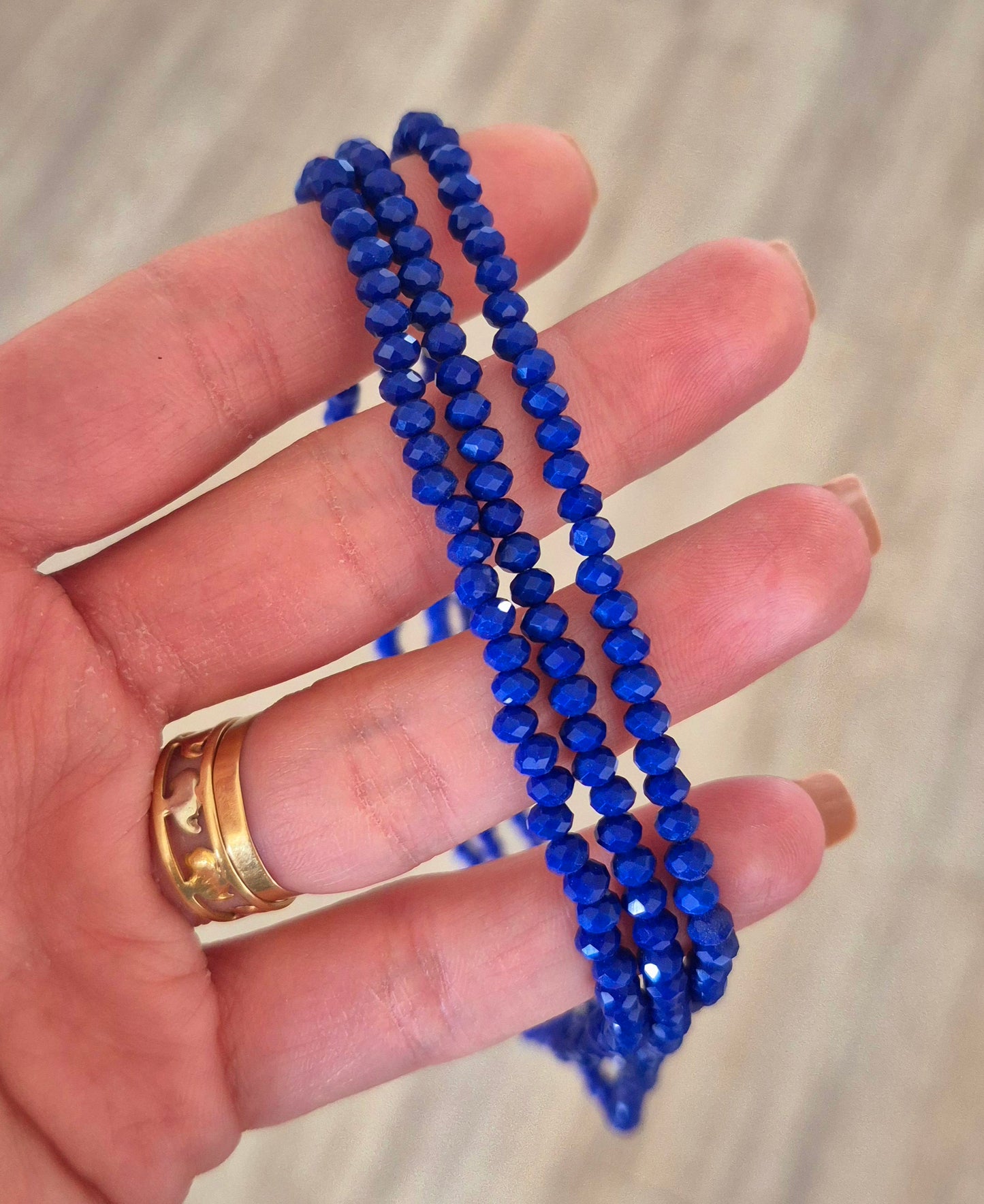 Cristal 4mm azul marino