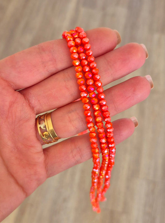 Cristal 4mm naranja oscuro