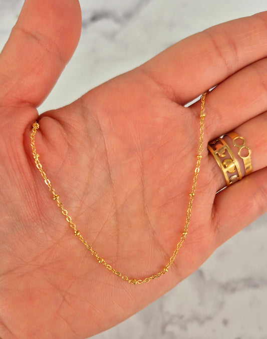 Cadena eslabón mini balín