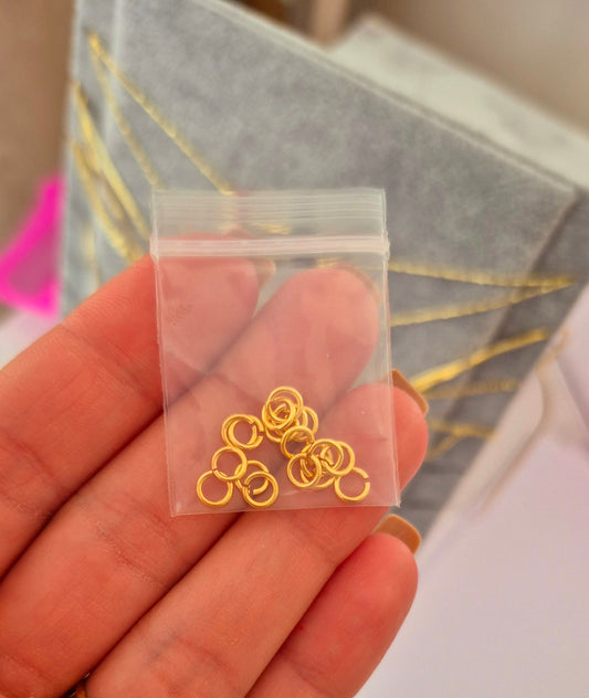 Argolla de unión 5 mm gruesa - (18 unidades)