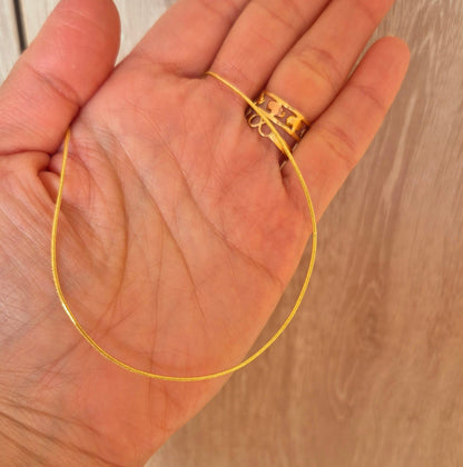 Cadena aguja mini cordón serpiente