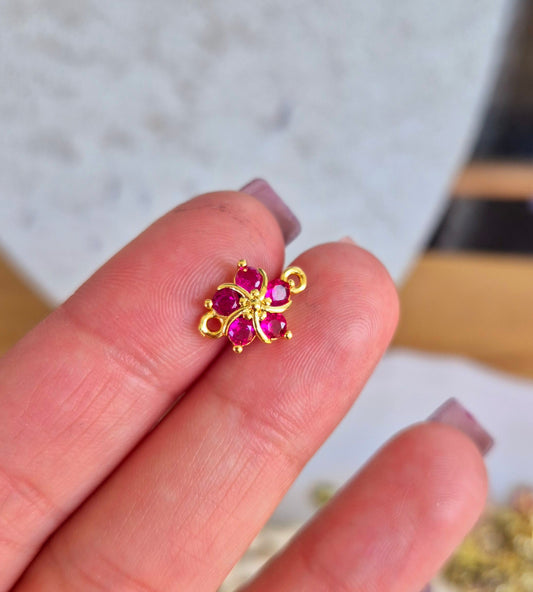 Flor conectora fucsia