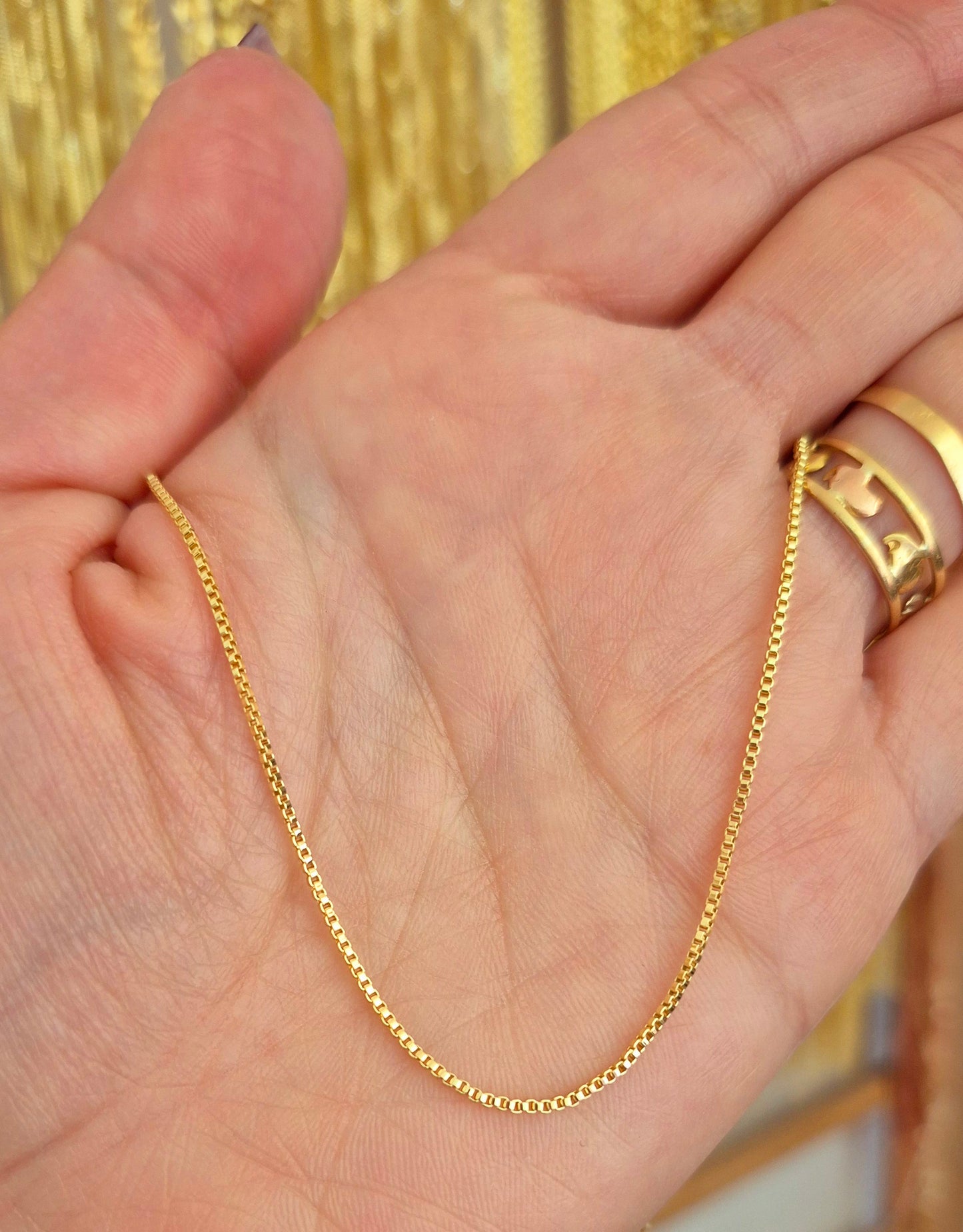 Cadena veneciana con extensión