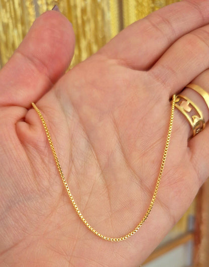 Cadena veneciana con extensión