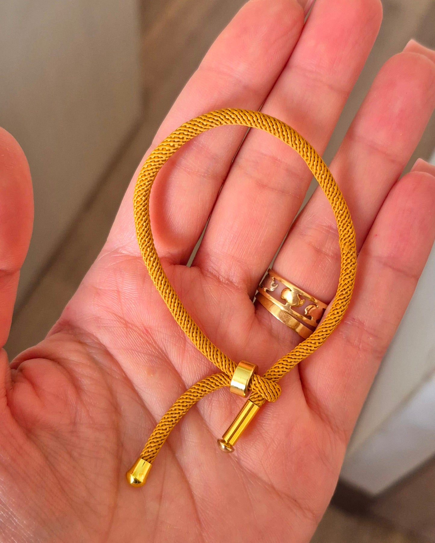 Pulsera Cordón Camel