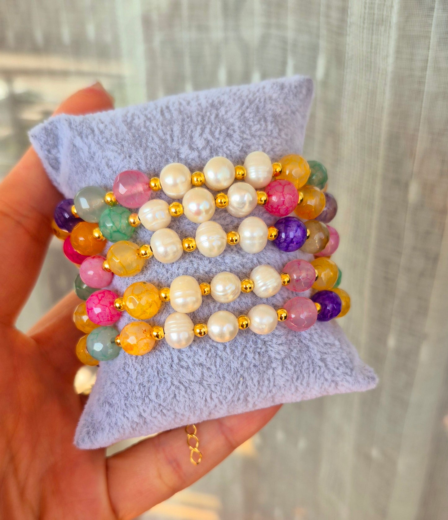 Pulsera Perla Glow - (1 unidad)