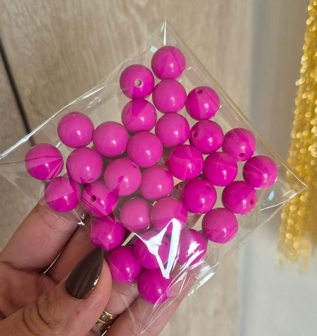 Bolas chicle 14 mm Magenta - (30 unidades)