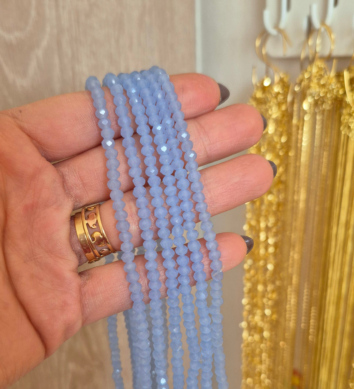 Cristal 4mm Azul pastel traslúcido