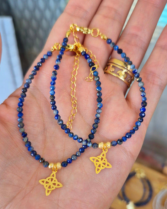 Pulsera Lapislazuli nudo de bruja