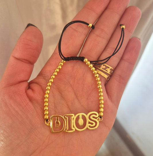 Pulsera Dios negra