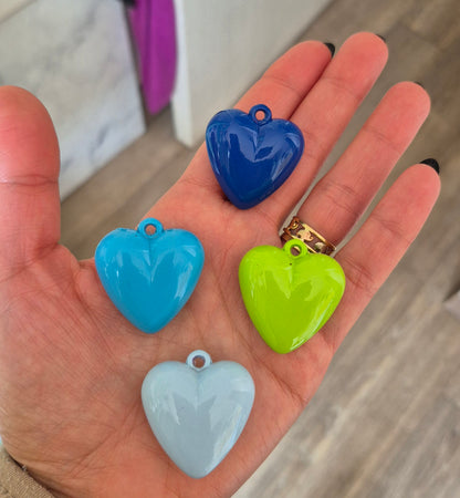 Corazones acrílicos para colgar