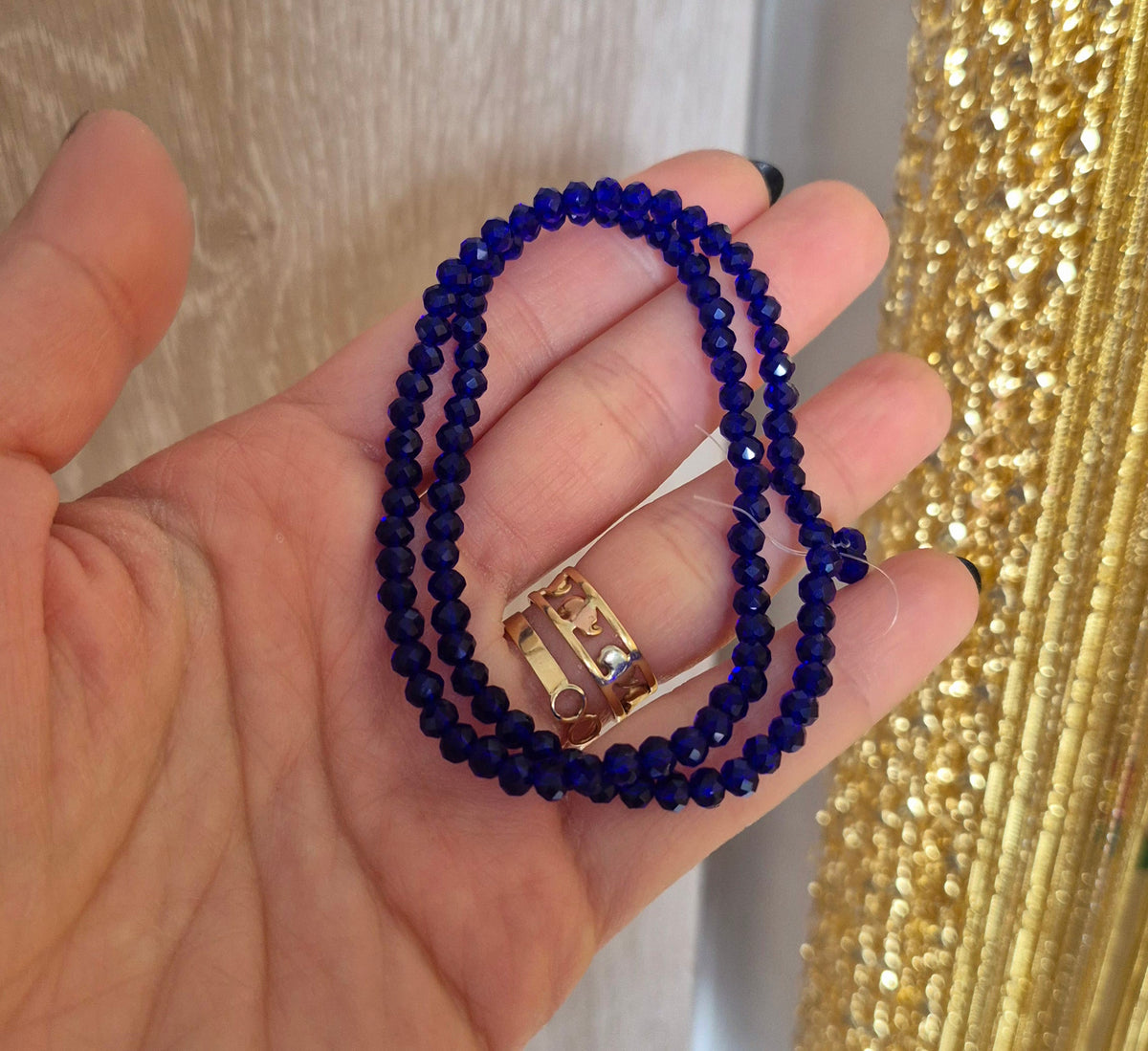 Cristal 4mm Azul rey traslúcido
