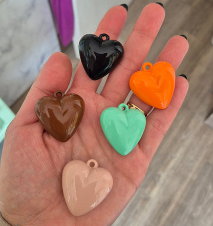 Corazones acrílicos para colgar