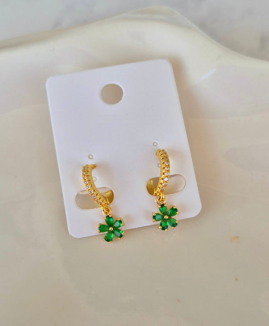 Huggies florecitas verde esmeralda