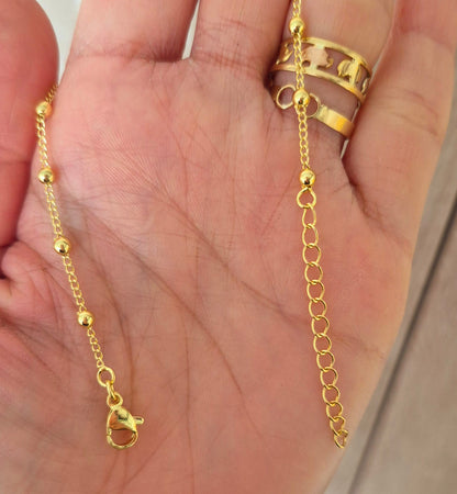 Cadena eslabones y balín