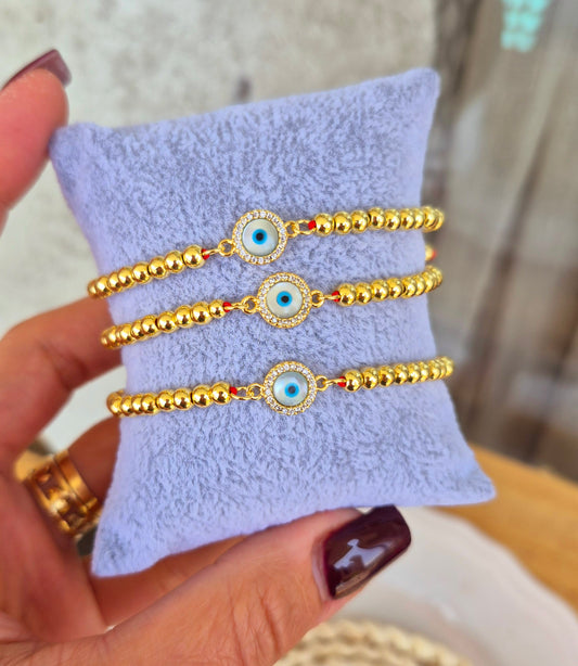 Pulsera ojito de nácar