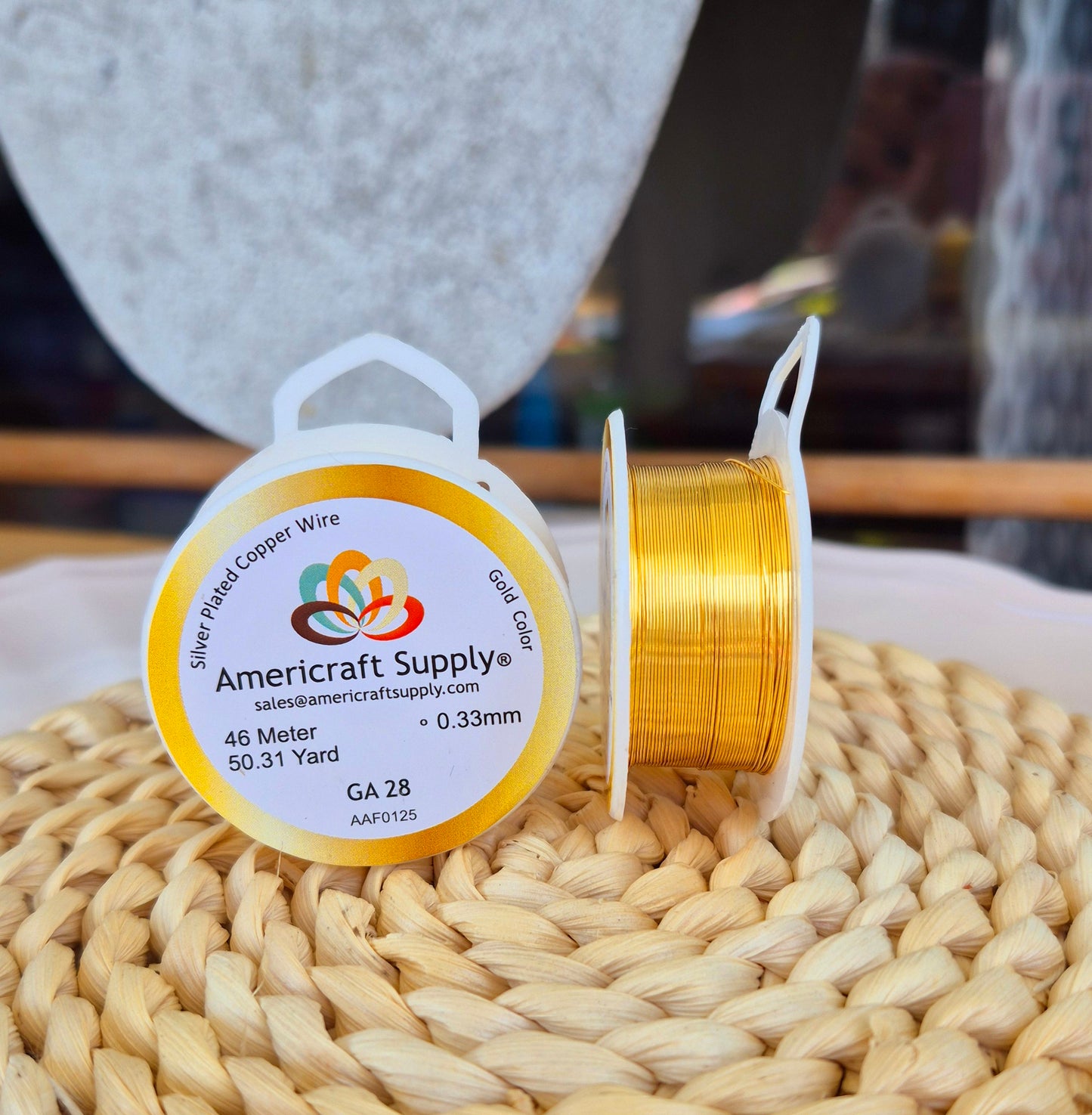 Alambre Gold número 28