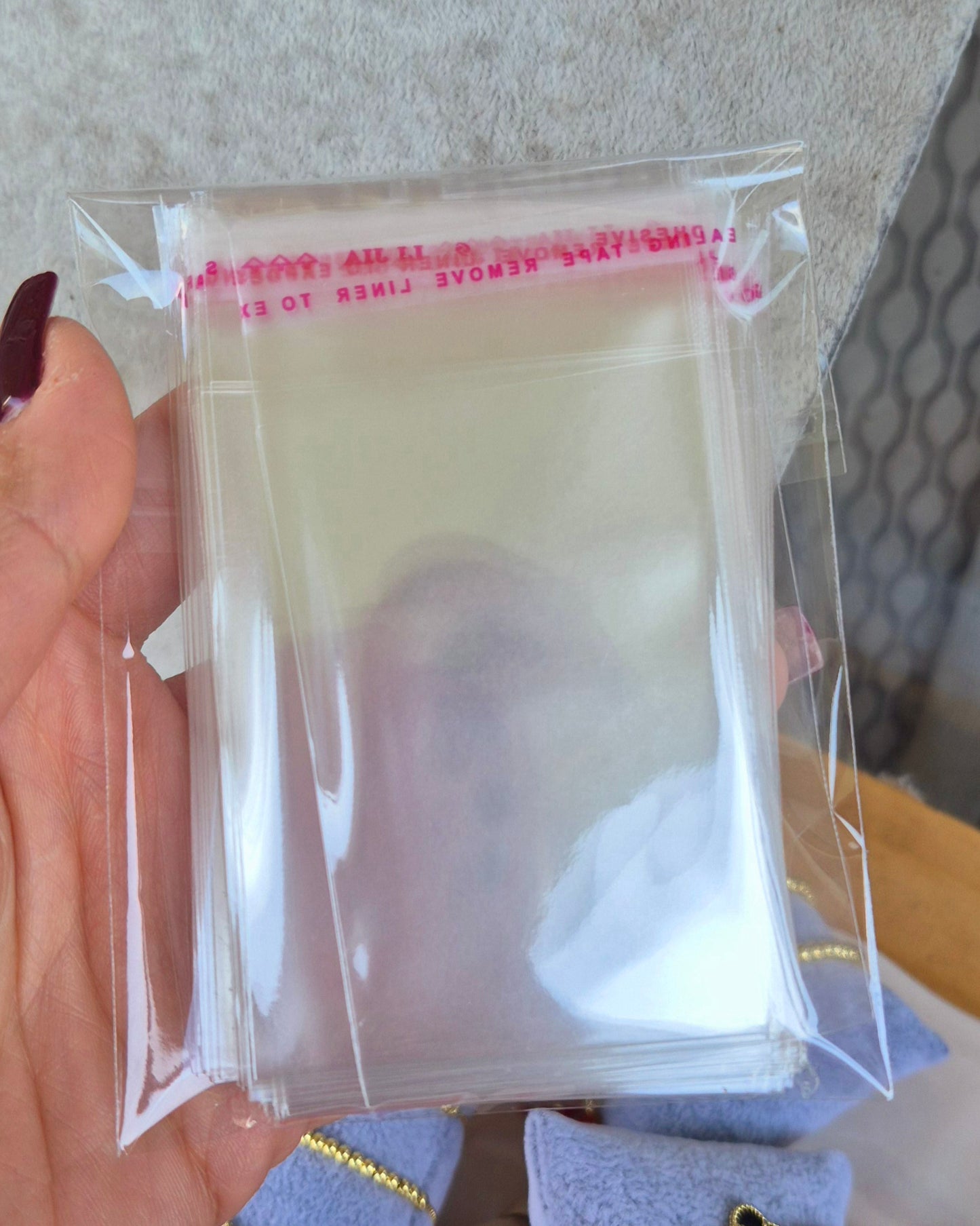 Bolsas de celofán 8 x 6 cms