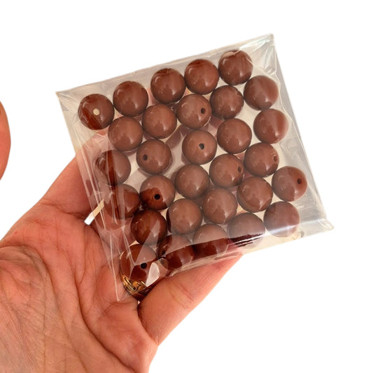 Bolas chicle 14mm Café - (30 unidades)