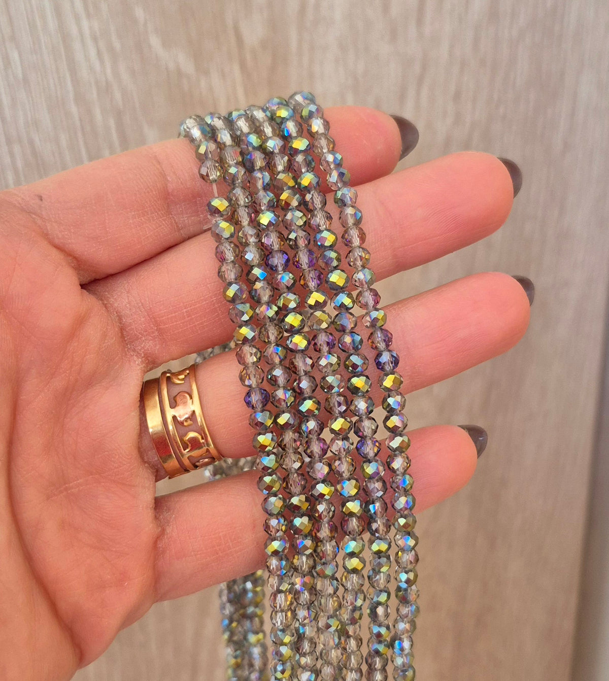 Cristal 4mm gris tornasol