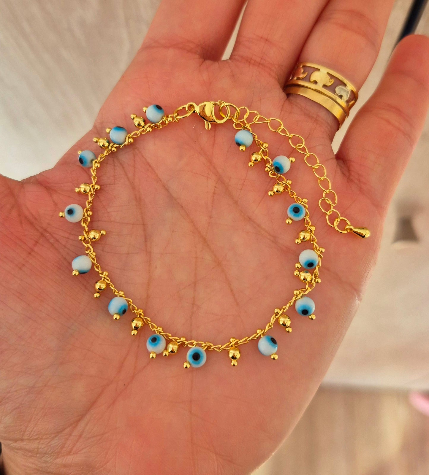 Pulsera Ojitos y balines