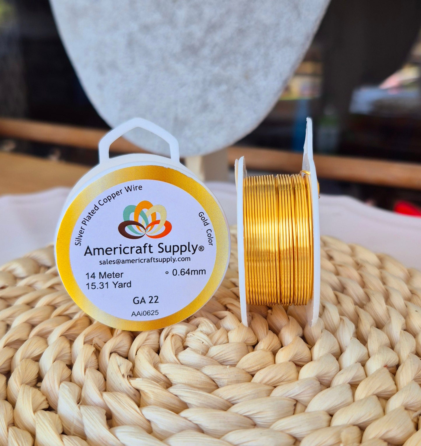 Alambre Gold número 22