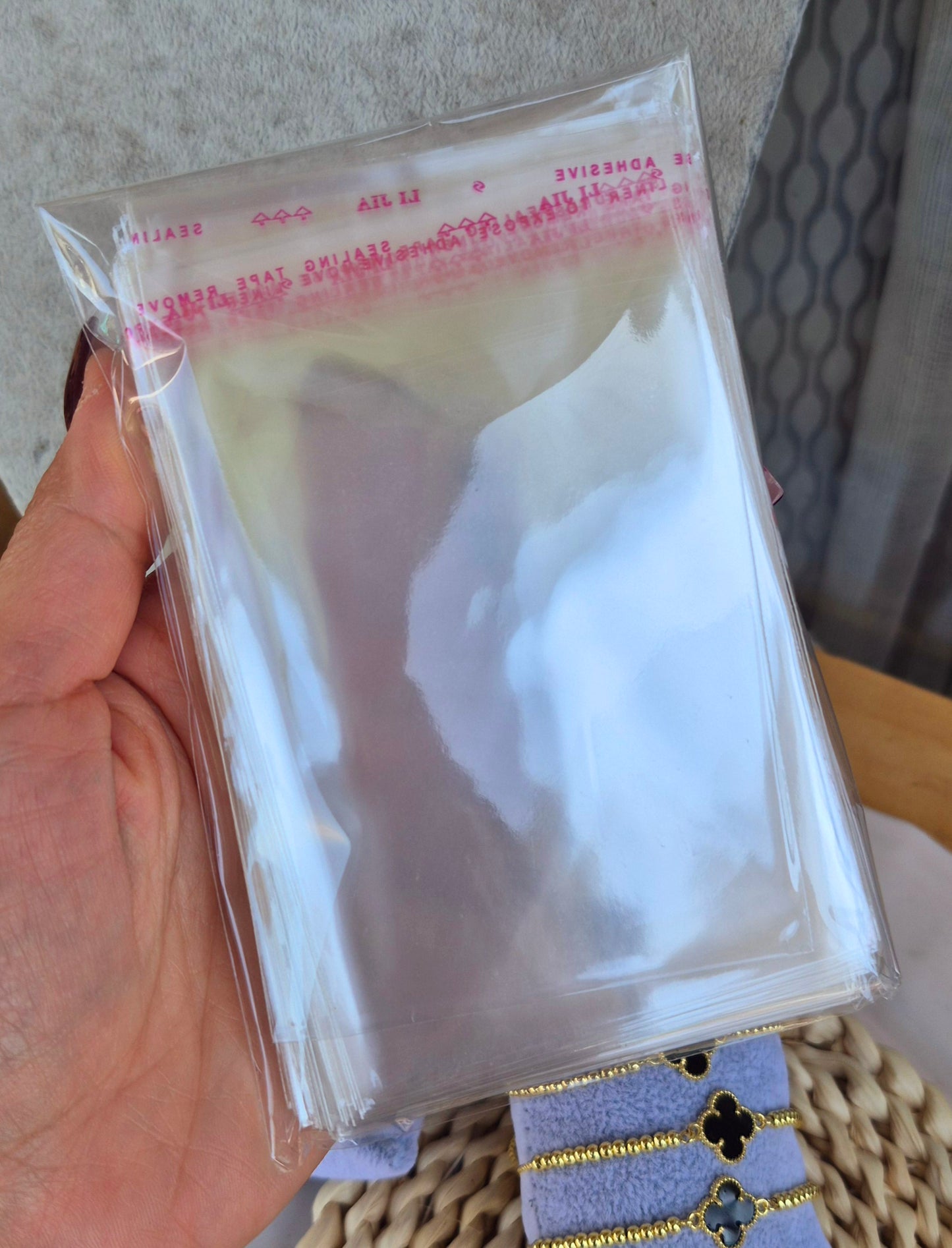 Bolsas de celofán 10 x 8 cms