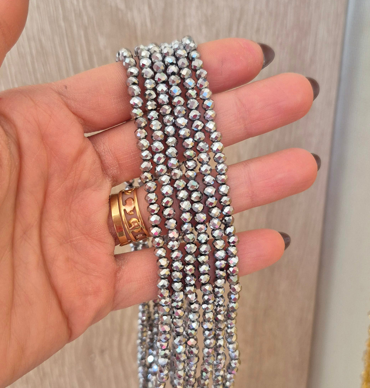 Cristal 4 mm plateado