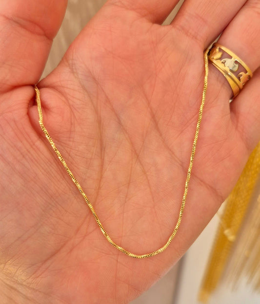 Cadena aguja torneada