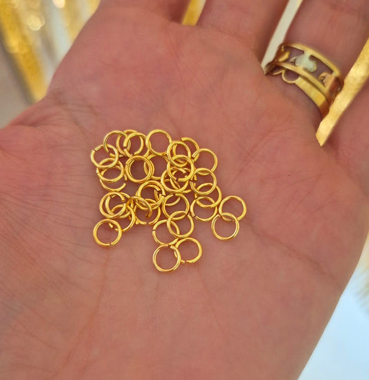 Argolla de unión 6mm gruesa - (12 unidades)