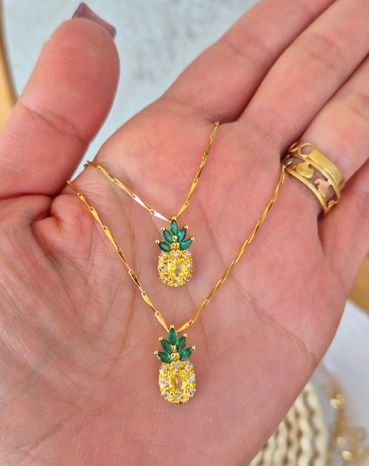 Cadenita Piña brillante