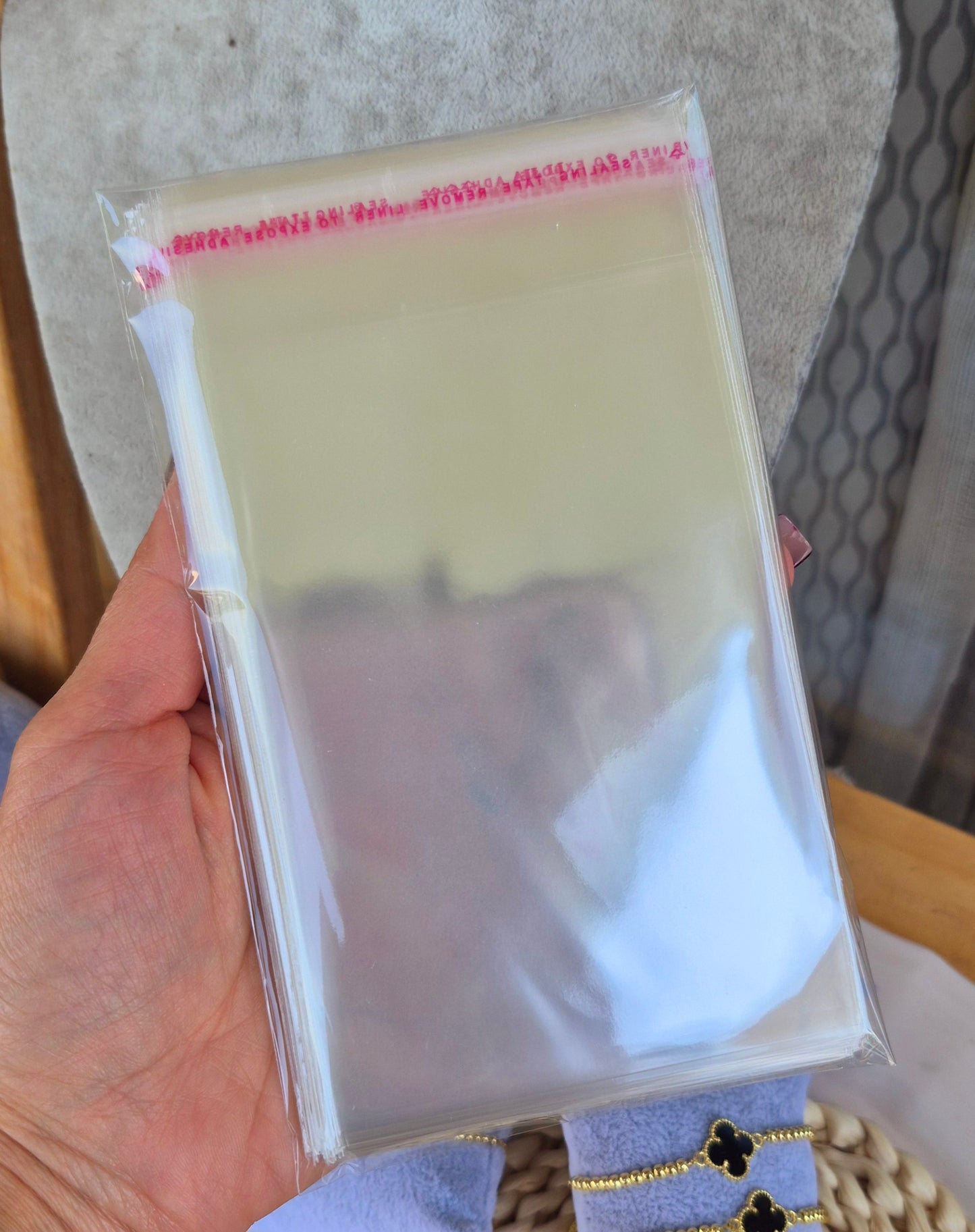 Bolsas de celofán 10 x 8 cms