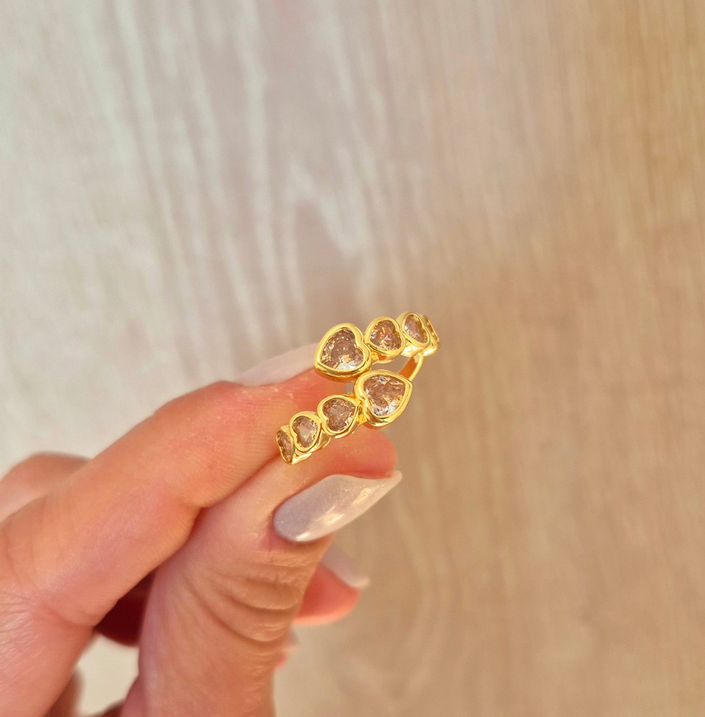 Anillo corazones