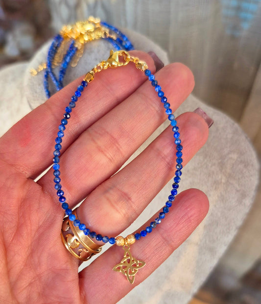 Pulsera Lapislazuli nudo de bruja