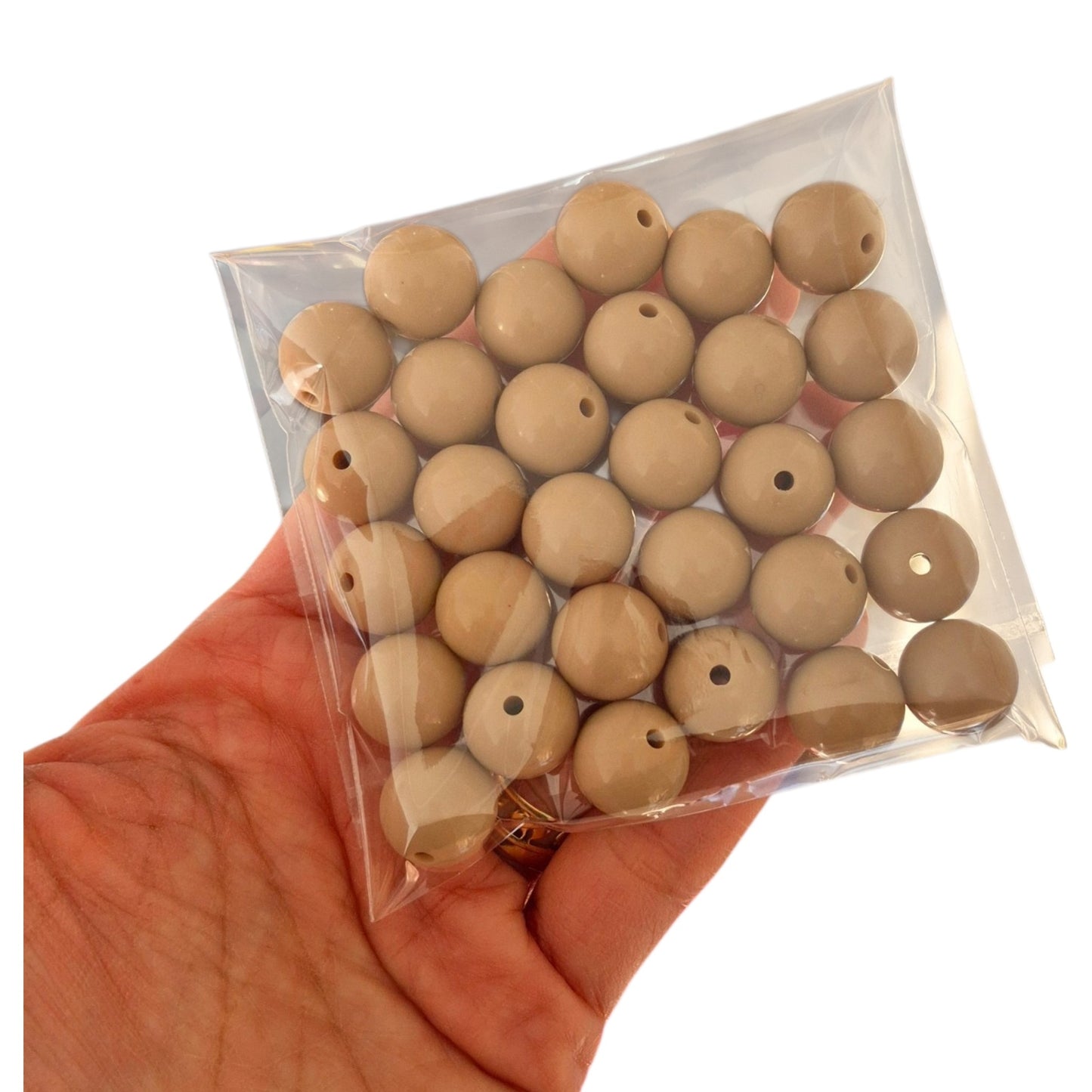 Bolas chicle 14 mm Beige - (30 unidades)