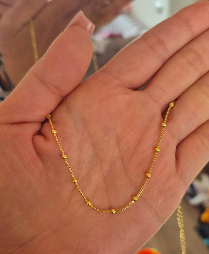 Cadena veneciana y balines